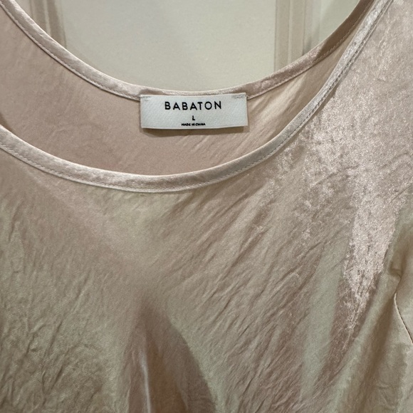 BNWT Aritzia Babaton Renee Denude Silky Dress large $98 STUNNING - Picture 6 of 11